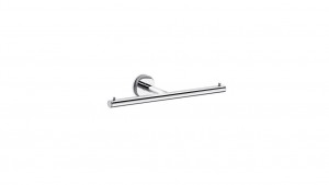 Inda Gealuna Double Toilet Roll Holder 29 x 5h x 9cm - Chrome [A1025CCR]