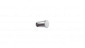 Inda Ego Robe Hook 4 x 3cm dia - Chrome [A1320ACR]