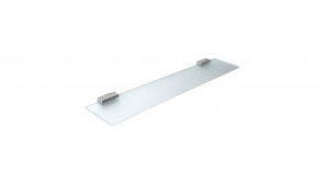 Inda Lea Glass Shelf 60 x 3h x 13cm - Chrome [A18090CR21]