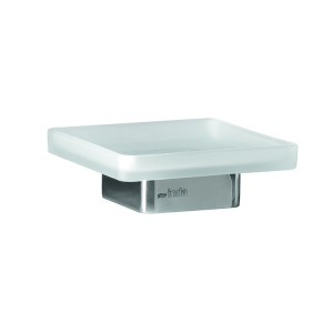 Inda Lea Freestanding Soap Dish 12 x 5h x 12cm - Chrome [A1811ZCR21]