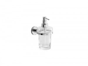 Inda One Liquid Soap Dispenser 8 x 16h x 12cm - Chrome [A24120CR]
