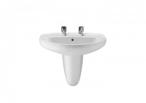 ROCA Laura Washbasin (Two Tap holes) A328396000