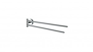 Inda Storm Swivel Towel Rail 44 x 6h x 14cm - Chrome [A07150CR]