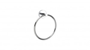 Inda Storm Towel Ring 18 x 20h x 6cm - Chrome [A07160CR]