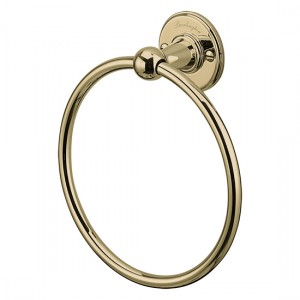 Burlington A3GOLD Towel Ring 170mm Diameter Gold