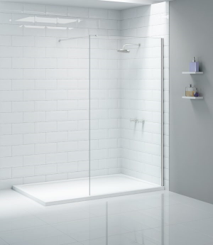 MERLYN A0409A0 Ionic Wetroom - Showerwall Panel 700mm