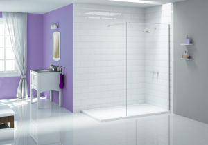 MERLYN A0413F0 Ionic Wetroom - Cube Panel 300mm