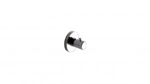 Inda Touch Robe Hook 5 dia x 5cm - Chrome [A46200CR]