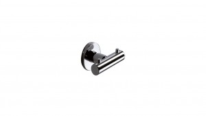 Inda Touch Double Robe Hook 8 x 5h x 6cm - Chrome [A46210CR]