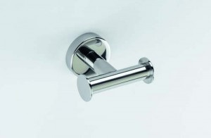 Inda Styl Double Robe Hook - 8 x 5h x 8cm [A6020BAL]