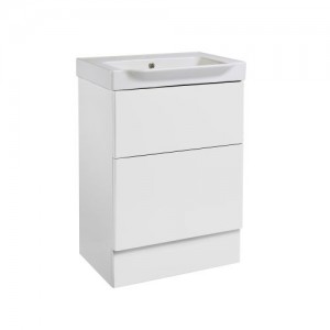 Roper Rhodes Academy 600 Freestanding Vanity Unit Gloss White [ACY6F.1] [BASIN NOT INCLUDED]