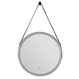 Heritage Amberley Illuminated Circular Mirror 590mm Matt Black [MAMBL590]