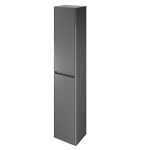 The White Space AMFTBAG Americana 140cm Tall Cabinet - Anthracite Grey