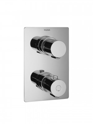 FLOVA AN-TRIM Annecy Square SmartBOX Finishing Kit Chrome