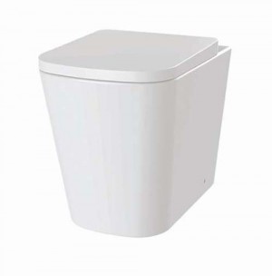 The White Space Anon Rimless Back to Wall WC Pan - White [ANW1] - (WC pan only - seat NOT included)
