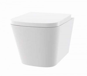 The White Space Anon Rimless Wall Mounted WC Pan [ANW2] - (WC pan only - seat NOT included)
