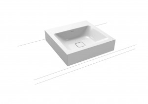 Kaldewei Avantgarde Cono Countertop Basin - Rim 120mm: 90 x 50cm. One tap hole [902206013001]