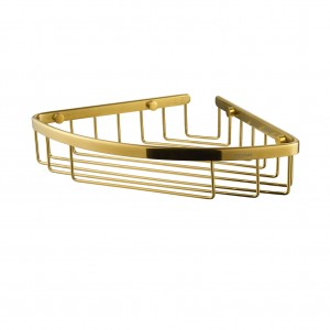 Flova Coco Corner Basket 205mm Brushed Gold [BG-RA8936]