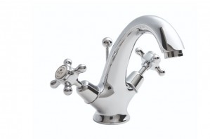 BC Designs Victrion Crosshead Basin Mixer Tap (1 Taphole) Chrome [CTA015]