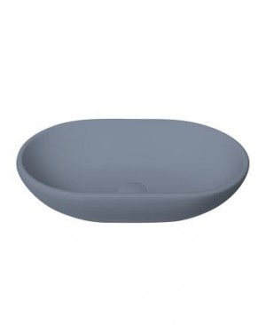 BC Designs Crea Countertop Basin 575 x 145mm (No Tapholes) Powder Blue [BAB162B]