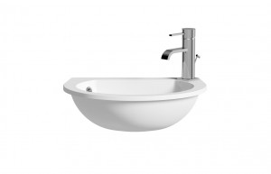Valore PLUM1760 - Space Saver 490x355mm 1TH Semi Recessed Basin [PLUM1760]