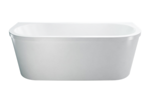 Britton M4B Cleargreen Saturn Modern Back To Wall Bath Surround Outer Skin 1700 x 750mm White (Inner Skin NOT included)