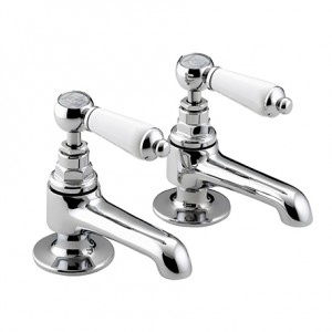 Bristan RS21/2C Renaissance Basin Taps Chrome