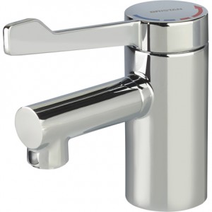 Bristan SOLO2-T3LL Solo Commercial TMV3 Mono Basin Mixer with Long Lever Handle Chrome