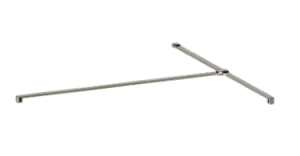 Burlington T Brace Bar Brushed Nickel [BUTBRACEL]