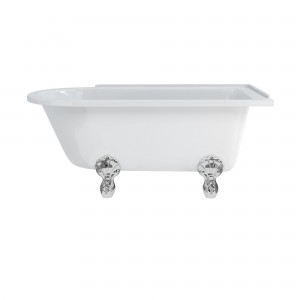 Burlington E21 Hampton Freestanding Shower Bath 1500 x 750mm Right Hand (Bath Feet NOT Included)