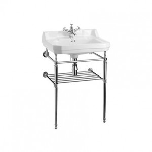 Burlington T22AS Optional Towel Rack (for 560/580mm Basin Wash Stand) Chrome (Basin & Wash Stand NOT Included)