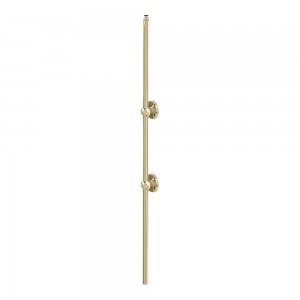 Burlington V22GOLD Arcade Extended Vertical Riser with Adjustable Wall Brackets Gold