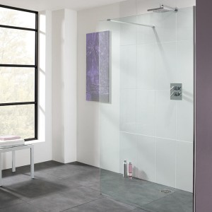 Lakes LK1010-070S Walk-In Levanzo 10mm Frameless Shower Panel 700x2000mm (Bypass & Side Panels NOT Included)