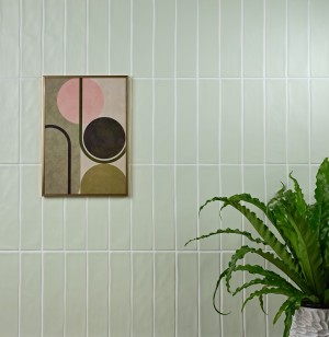 CaPietra Fondant Ceramic Wall Tile (Matt Finish) Sage 300 x 75 x 9mm [13110]
