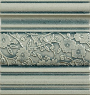 Craven Dunnill BCDDASM Burleigh Calico Deluxe Dado Smoke Wall Tile 240x250mm