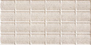 Craven Dunnill Pembroke Beige Mosaic Wall Tile 600x300mm (Box of 8) [CDAR155]