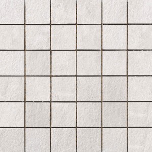 Craven Dunnill Lulworth Stone Mosaic Floor & Wall Tile 300 x 300mm White (Single) [CDAZ197]