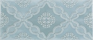 Craven Dunnill CDR166 Ambience Aqua Decor Wall Tile 250x110mm