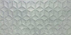 Craven Dunnill CDSA103 Riviera Match Grey Wall Tile 600x300mm