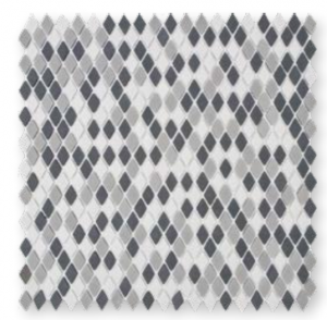 Craven Dunnill Lifecycle Diamond Wall Tile 300 x 300mm Matt Black (Single) [CR258]
