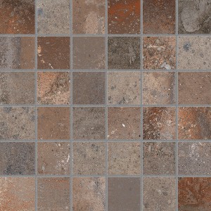 Craven Dunnill Firestone Mosaic Floor Tile 300 x 300mm Shadow (Single) [CDN3H1]