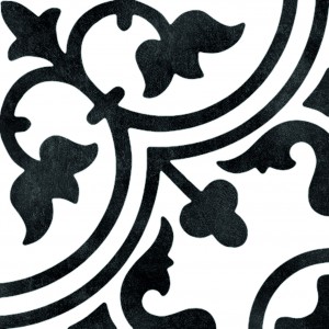 Craven Dunnill Parisienne Clover Decor Wall & Floor Tile 150x150mm (Box of 44) [REN514]