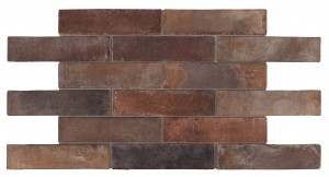 Craven Dunnill CDMMKX Vintage Brick Marrone Wall & Floor Tile 280x70mm