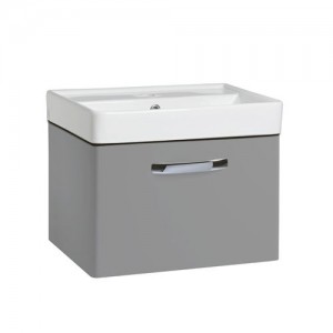 Tavistock CM500WG Compass 50cm Wall Hung Vanity Unit - Grey