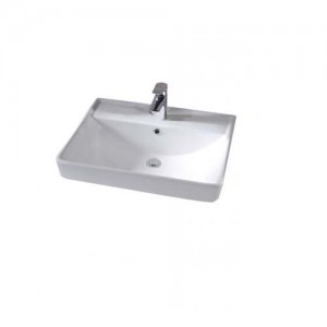 Tavistock CM600C Compass 600 Basin - 1 tap hole - White 