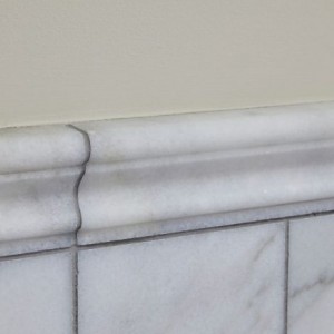 CaPietra Long Island Marble Floor & Wall Tile (Honed Finish) Dado 305 x 50 x 26mm [8687]