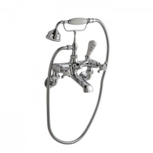 BC Designs CTA021 Victrion Crosshead Wall Mounted Bath Shower Mixer - Chrome