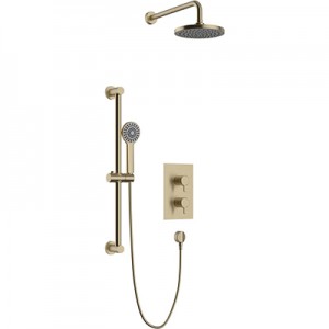 Heritage Dartmouth Concealed Valve & Shower Kit Brass SDACDUAL02