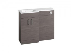 Tavistock DC12038 Nexus 50cm L Shape Basin Unit - Basalt (Basin unit only)