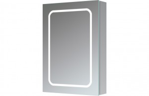 Rovigo Front-Lit LED Mirror Cabinet (Single Door) 500mm [PLUM106295]